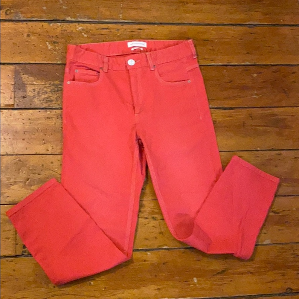 Isabel Marant Etoile BF Skinny Jeans Red Sz 6(US)